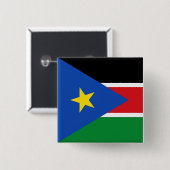 南スーダン国旗 缶バッジ (正面&裏面)