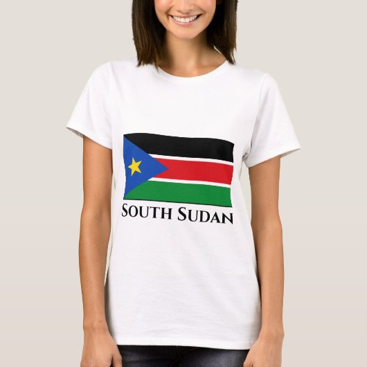 南スーダン国旗 Tシャツ (正面)