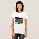 南スーダン国旗 Tシャツ (正面フル)