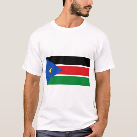 南スーダン国旗 Tシャツ (正面)