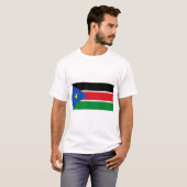 南スーダン国旗 Tシャツ (正面フル)