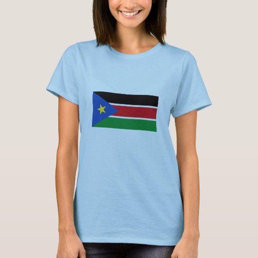 南スーダン国旗 Tシャツ (正面)