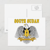 南スーダン軍服デザイン ポストカード (正面/裏面)