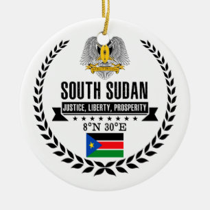 南スーダン セラミックオーナメント