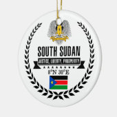 南スーダン セラミックオーナメント (左)