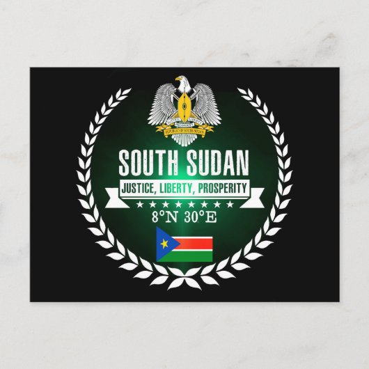 南スーダン ポストカード (正面)