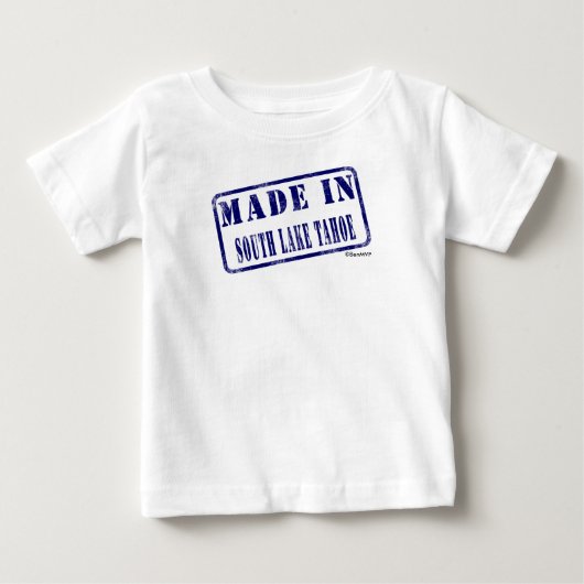南タホ湖で作られる ベビーTシャツ (正面)