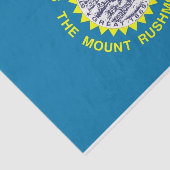 南ダコタ州旗を持つ愛国的ティッシュペーパー 薄葉紙 (詳細)