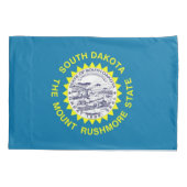 南ダコ独身のタ州の愛国的なピラロケース国旗 枕カバー (裏面)