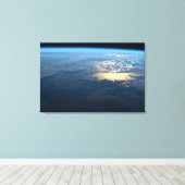 南チリのラグーナサンラファエル国立公園。 キャンバスプリント (インサイチュ (ウッドフロア))