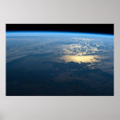 南チリのラグーナサンラファエル国立公園。 ポスター (正面)