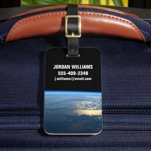 南チリのラグーナサンラファエル国立公園。 ラゲッジタグ (正面インサイチュ2)