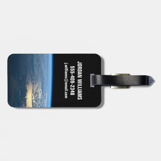 南チリのラグーナサンラファエル国立公園。 ラゲッジタグ (裏面横)