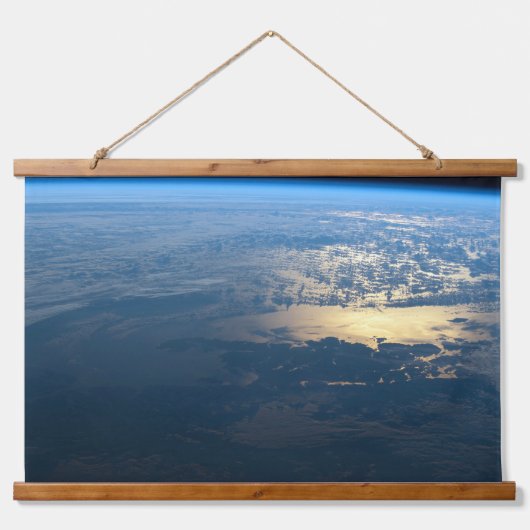 南チリのラグーナサンラファエル国立公園。 吊り下げ型タペストリー (正面)