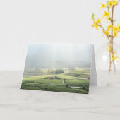 南チロルイタリア カード (黄色い花)