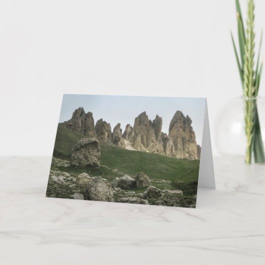 南チロル山写真 カード (正面)