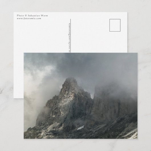 南チロル山脈 ポストカード (正面/裏面)