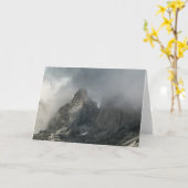 南チロル島イタリア風景写真 カード (黄色い花)