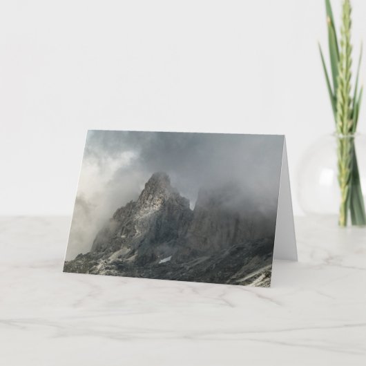 南チロル島イタリア風景写真 カード (正面)