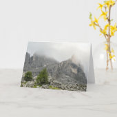 南チロル風景写真 カード (黄色い花)