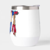 南テキサス州レディースファッションカウボーブーツ名イン (左面)