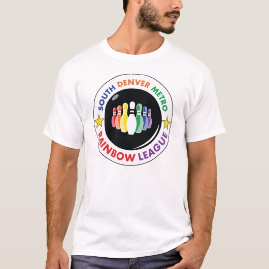 南デンバーの地下鉄の虹リーグ Tシャツ (正面)