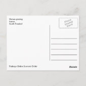 南トリニダード州イカコスで放牧 ポストカード (裏面)