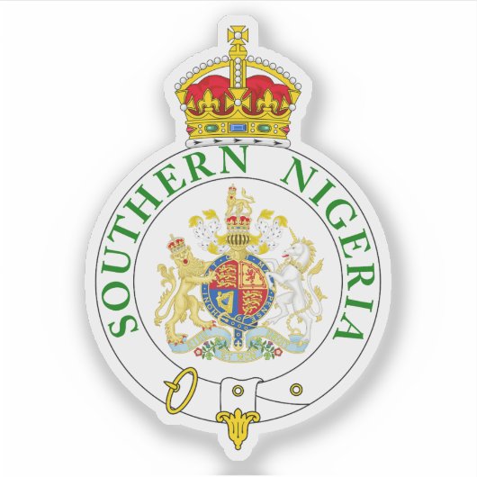 南ナイジェリア保護国章 シール (正面)