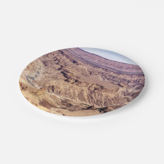 南ナミビア，アフリカの魚川峡谷 ペーパープレート (アングル)