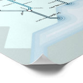 南ニューイングランド・ストリーム18 x 24 ポスター (角)