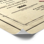 南ネバダの地形 ポスター (角)