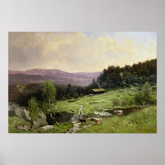 南ノルウェー，テレマーク ポスター (正面)