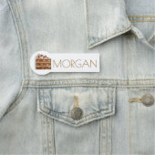 南ハミングバードケーキスライスデザートベイクセール 名札 (インサイチュ)