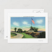 南バッテリとフラグベースの表示 ポストカード (正面/裏面)