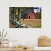 南バーモントの道をタイヤが揺れる ポスター (キッチン)