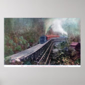 南パシフィックのシャスタルート、ドラーハイドトレッスル ポスター (正面)