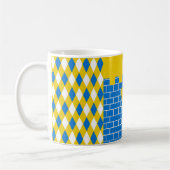 南パスの要塞のポピュレースバッジコーヒー コーヒーマグカップ (左)