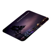 南パース前海岸からのパース市の照明 マグネット (左側)