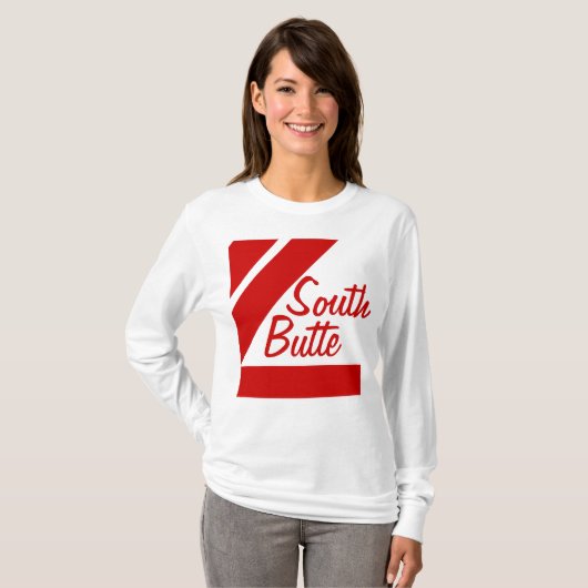 南ビュートの二重線のクラシックなスタイルのワイシャツ Tシャツ (正面フル)