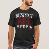 南ビュートSK8の点すべての停止憎悪h8 Tシャツ (正面)