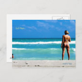 南ビーチの郵便はがき ポストカード (正面/裏面)