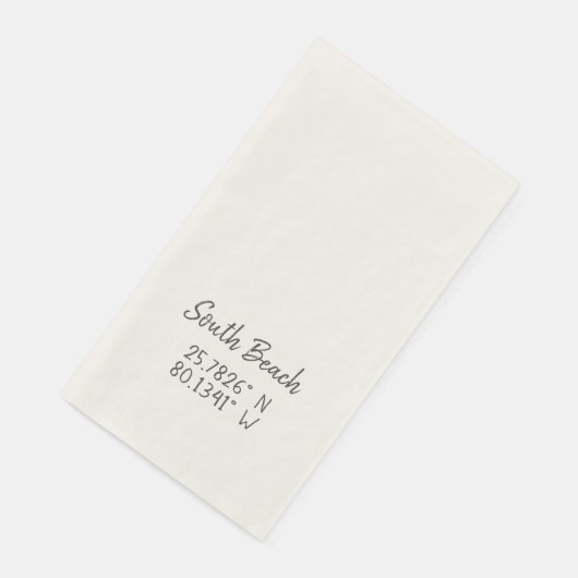 南ビーチのGPS座標経度 (コーナー)