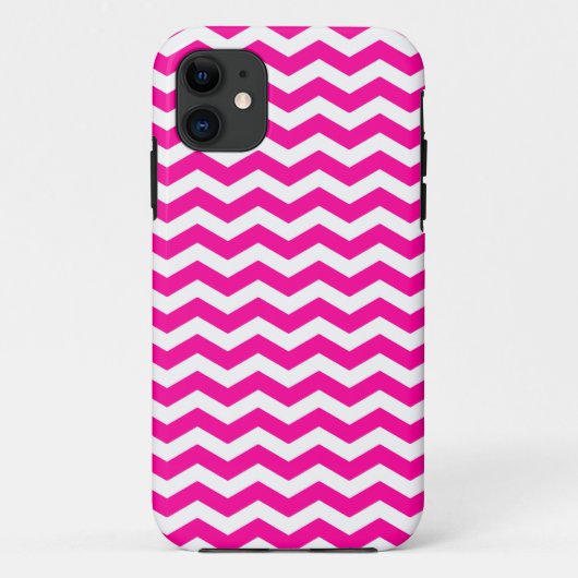 南ビーチピンクウェーブシェブロン Case-Mate iPhoneケース (裏面)