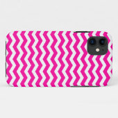南ビーチピンクウェーブシェブロン Case-Mate iPhoneケース (裏面(横))