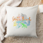 南ビーチフロリダ抽象芸術 クッション (ブランケット)