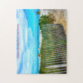 南ビーチフロリダ。クリスマスの挨拶 ジグソーパズル (縦)