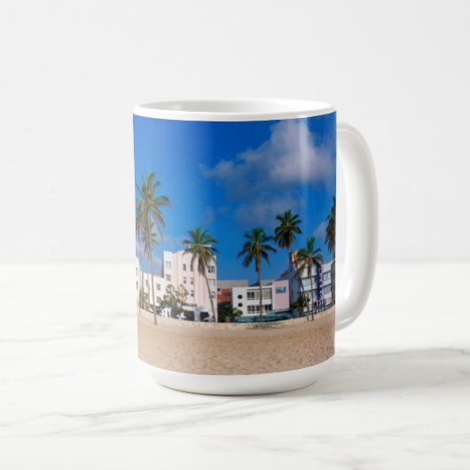 南ビーチマイアミのアールデコ地区 コーヒーマグカップ (正面右)