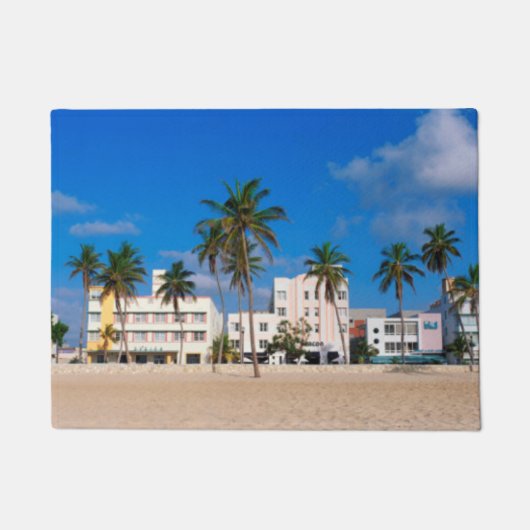 南ビーチマイアミのアールデコ地区 ドアマット (正面)