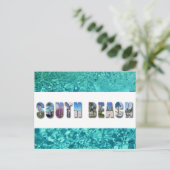 南ビーチマイアミフロリダ旅行写真 ポストカード (スタンド正面)