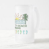 南ビーチマイアミ フロストグラスビールジョッキ (正面右)